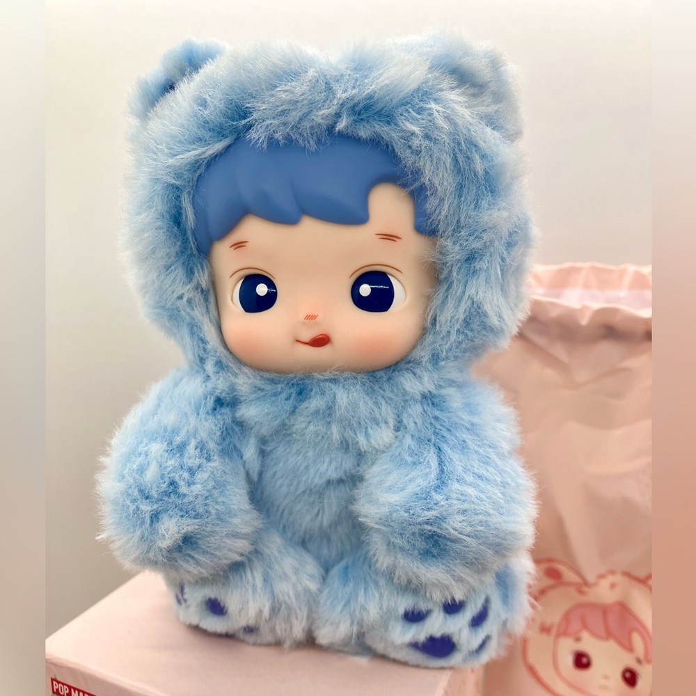 Adorable HACIPUPU Blueberry Gummy Bear Authentic Pop Mart Plush Pendant